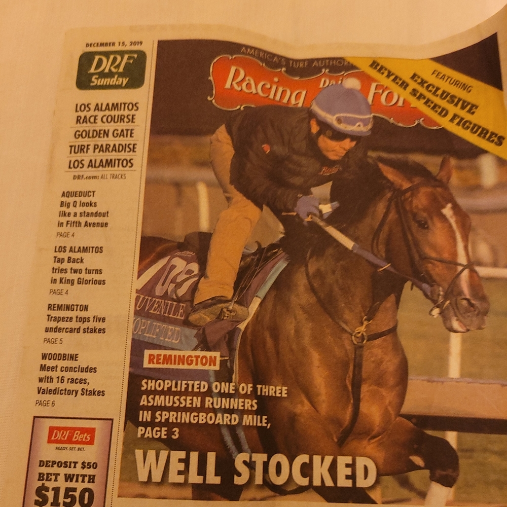 Daily  Racing Form - Picture 6 of 8